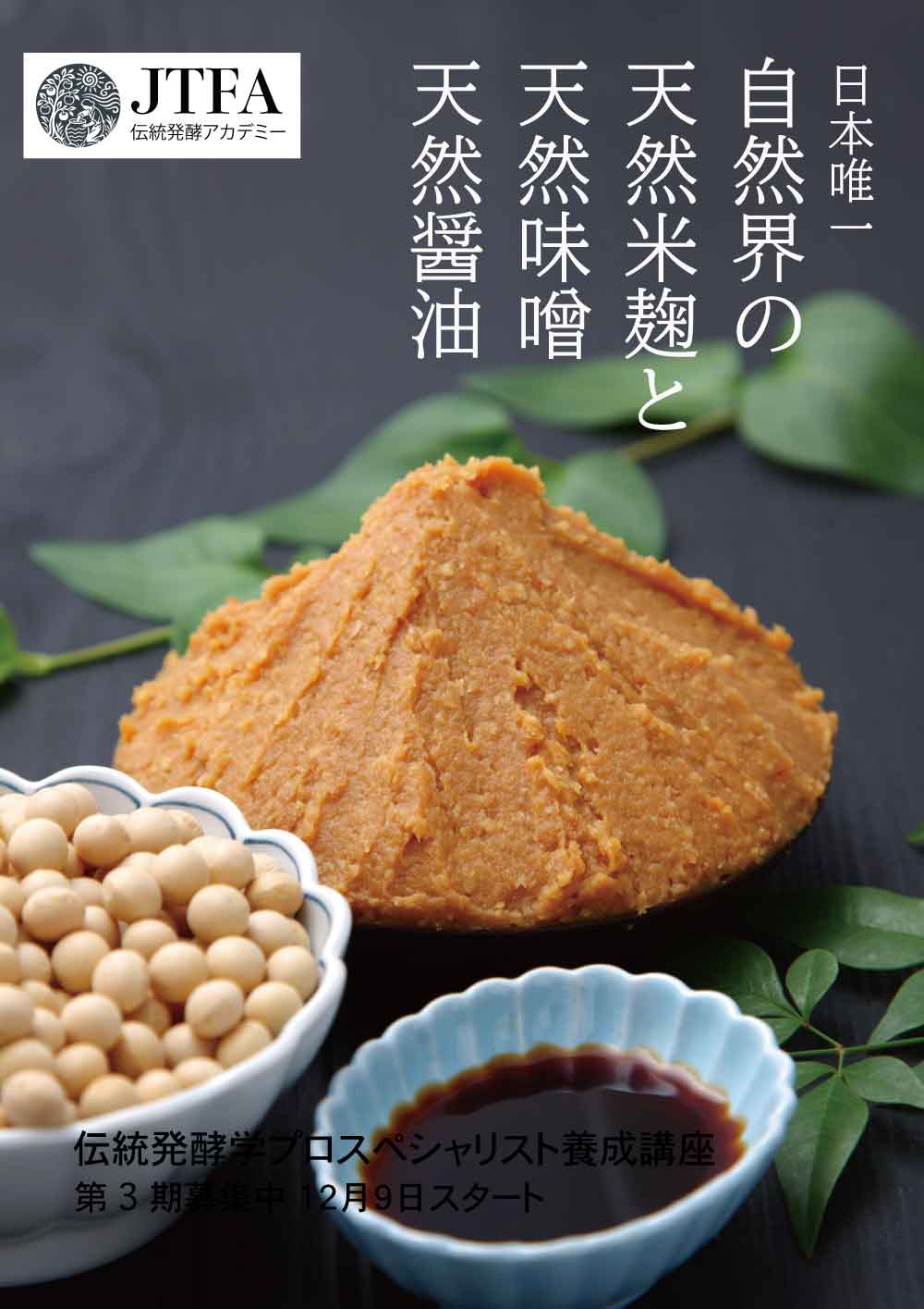 天然米麹づくり専門講座 天然甘酒づくり 天然味噌づくり